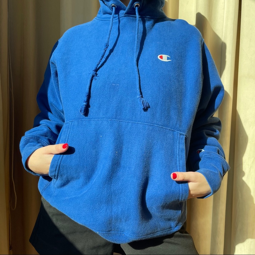 Blue Champion hoodie
